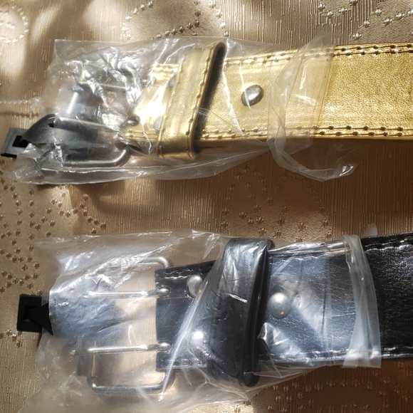 Two stylish vegan belts New never used! 38-40 large - Picture 8 of 8